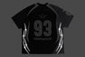 APA FRAME PATTERN MULTI LOGO RELAXED FIT FOOTBALL JERSEY