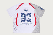 APA FRAME PATTERN MULTI LOGO RELAXED FIT FOOTBALL JERSEY