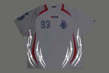 APA FRAME PATTERN MULTI LOGO RELAXED FIT FOOTBALL JERSEY