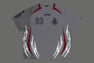 APA FRAME PATTERN MULTI LOGO RELAXED FIT FOOTBALL JERSEY