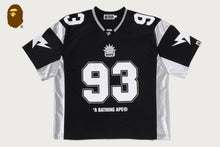 SOLID CAMO JACQUARD MESH CROPPED FIT FOOTBALL JESEY