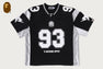 SOLID CAMO JACQUARD MESH CROPPED FIT FOOTBALL JESEY