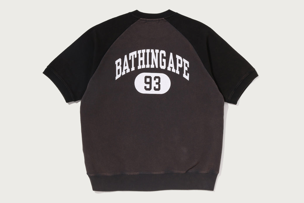 COLLEGE RELAXED FIT SWEAT TEE | bape.com