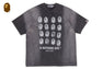 BLEECHED MULTI APE HEAD LOGO RELAXED FIT TEE