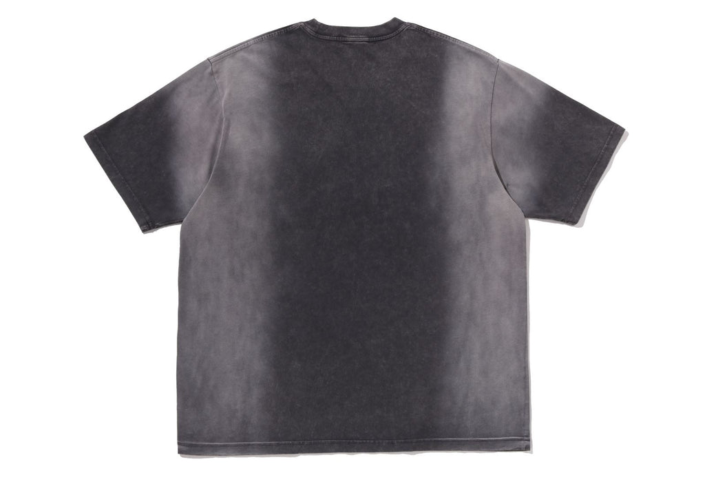 BLEECHED MULTI APE HEAD LOGO RELAXED FIT TEE | bape.com