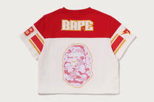 MULTI LOGO FOOTBALL BOXY CROPPED TEE