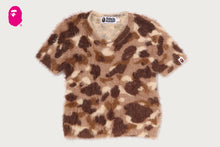 COLOR CAMO SHORT FUR SLIM TEE
