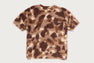COLOR CAMO SHORT FUR SLIM TEE