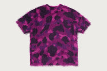 COLOR CAMO SHORT FUR SLIM TEE