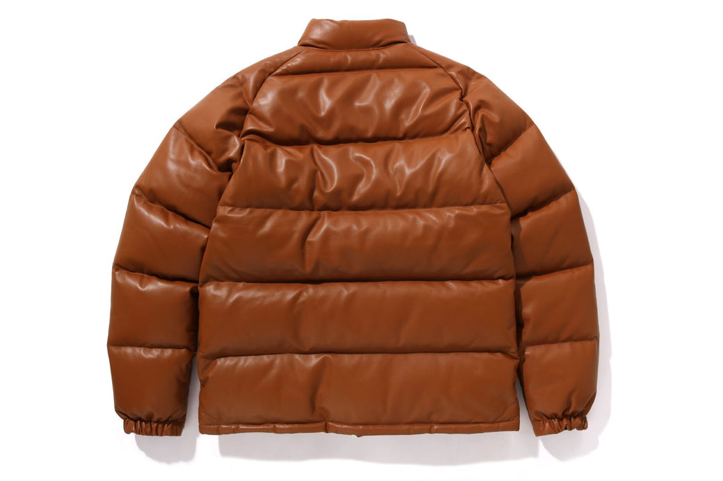 LEATHER CLASSIC DOWN JACKET | bape.com