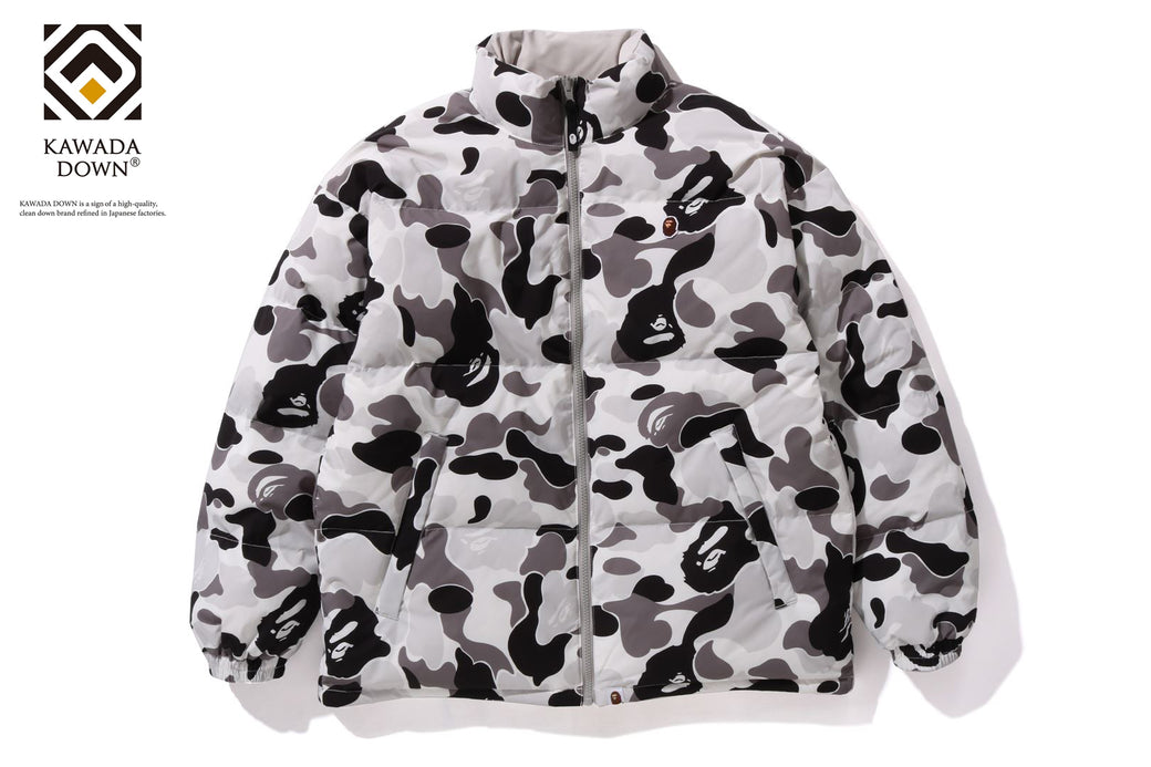 ABC CAMO REVERSIBLE DOWN JACKET | bape.com