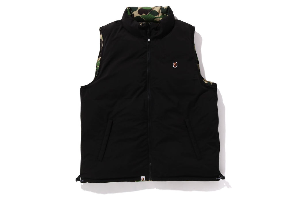 ABC CAMO REVERSIBLE DOWN VEST | bape.com