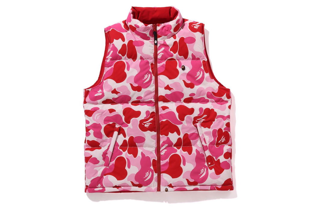 ABC CAMO REVERSIBLE DOWN VEST | bape.com