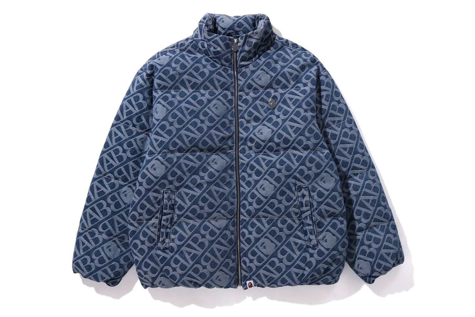 DENIM MONOGRAM PUFFER DOWN JACKET | bape.com