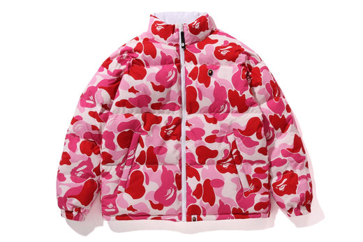 ABC CAMO REVERSIBLE DOWN JACKET | bape.com