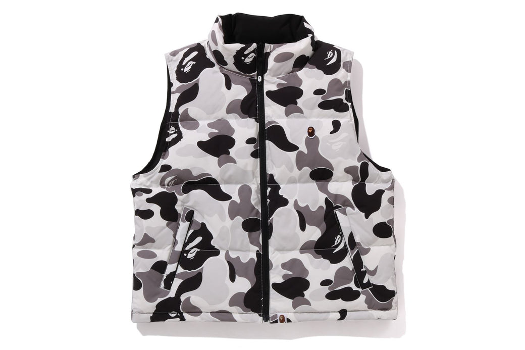 ABC CAMO REVERSIBLE DOWN VEST | bape.com