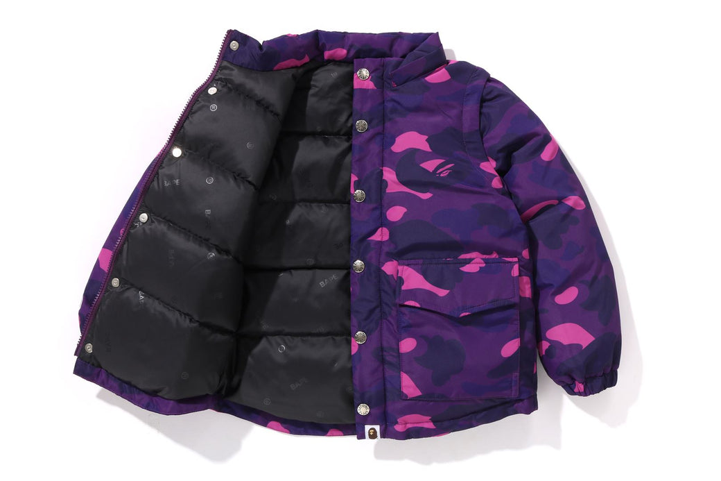 COLOR CAMO SHARK 4WAY DOWN JACKET | bape.com