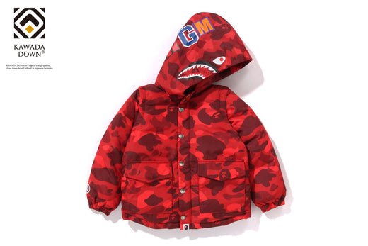 COLOR CAMO SHARK 4WAY DOWN JACKET | bape.com COLOR CAMO SHARK 4WAY DOWN JACKET | bape.com