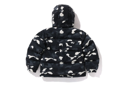 CITY CAMO REVERSIBLE HOODIE DOWN JACKET