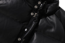 LEATHER CLASSIC DOWN JACKET