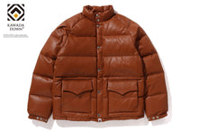 LEATHER CLASSIC DOWN JACKET