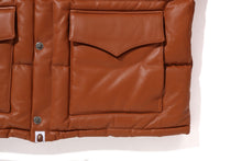 LEATHER CLASSIC DOWN JACKET