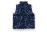 COLOR CAMO DOWN VEST