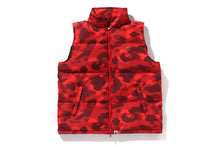 COLOR CAMO DOWN VEST