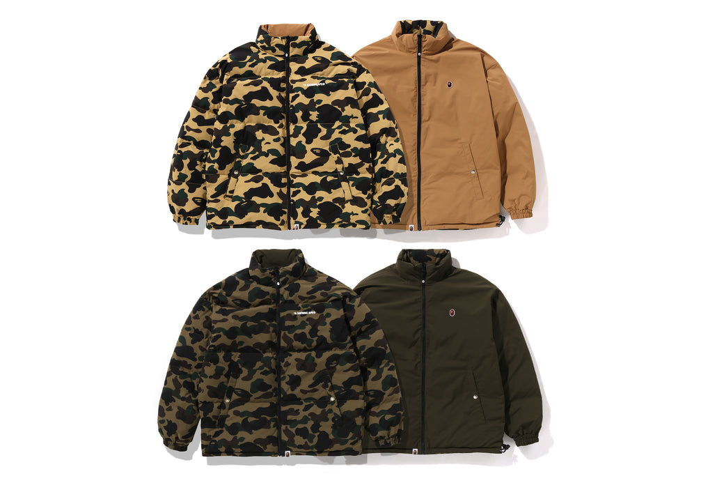 Bape 1st camo down jacket deals