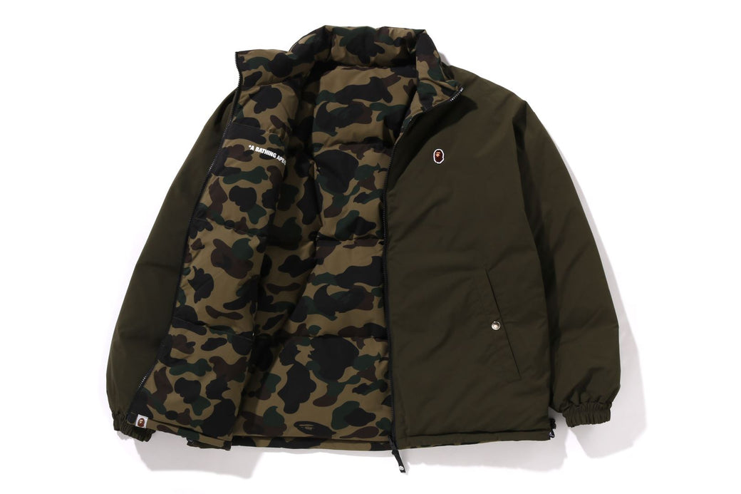 1ST CAMO REVERSIBLE DOWN JACKET | bape.com