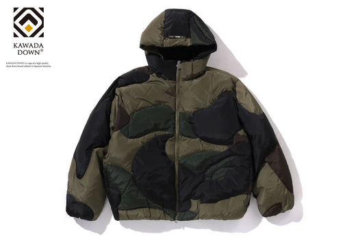 1ST CAMO NYLON DOWN JACKET