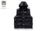 LINE CAMO DEBOSSED NYLON DOWN VEST