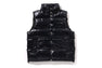 LINE CAMO DEBOSSED NYLON DOWN VEST