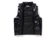 LINE CAMO DEBOSSED NYLON DOWN VEST