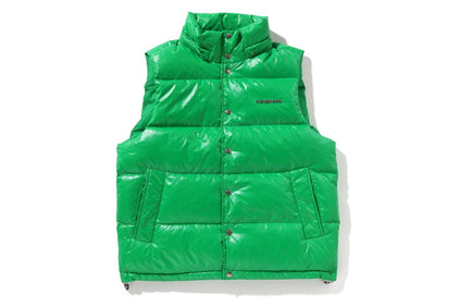 LINE CAMO DEBOSSED NYLON DOWN VEST