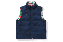 【 BAPE X PAGANI 】SOLID CAMO LOGO DOWN VEST