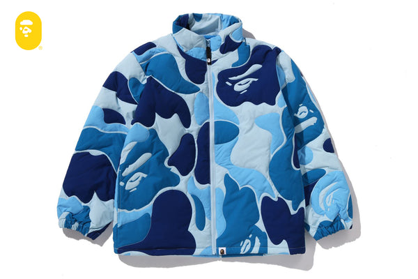 BamikiA BATHING APE迷彩柄 ナイロンジャケット A BATHING APE アベイシングエイプ 猿迷彩 ジップアップ ナイロン
