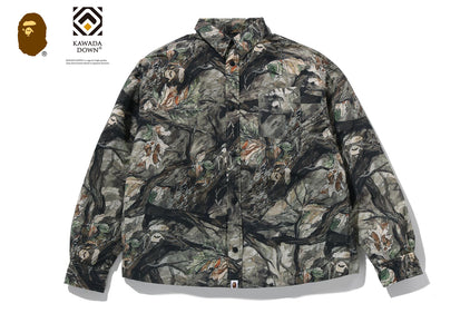 TREE EDGE CAMO DOWN SHIRT JACKET