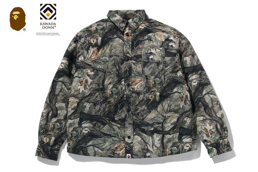 TREE EDGE CAMO DOWN SHIRT JACKET