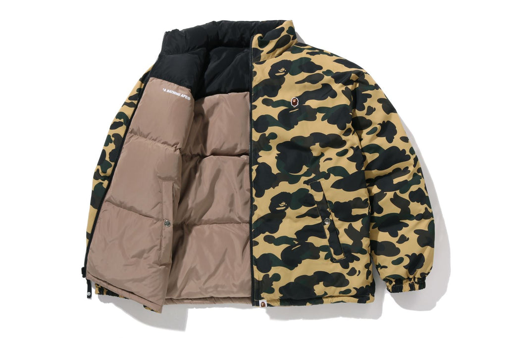 1ST CAMO REVERSIBLE DOWN JACKET | bape.com