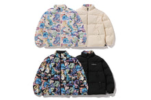 ART CAMO REVERSIBLE DOWN JACKET