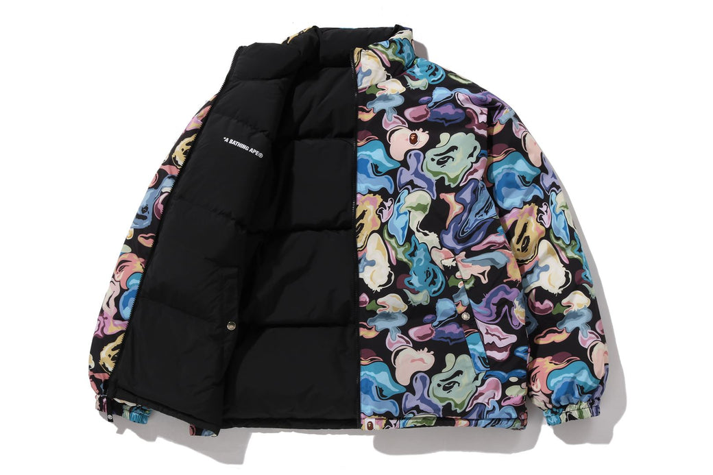 BAPE 迷彩柄 フード付きジャケット WILD LEOPARD PATTERN CROPPED SNOWBOARD JACKET | bape.com