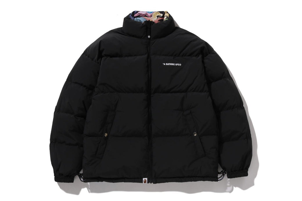 ART CAMO REVERSIBLE DOWN JACKET | bape.com