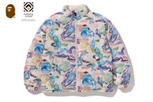 ART CAMO REVERSIBLE DOWN JACKET