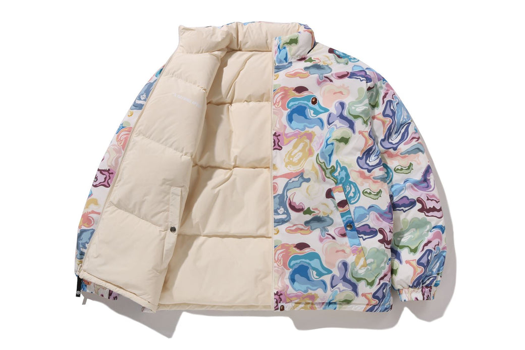 bblove☆様 ART CAMO REVERSIBLE DOWN JACKET | bape.com