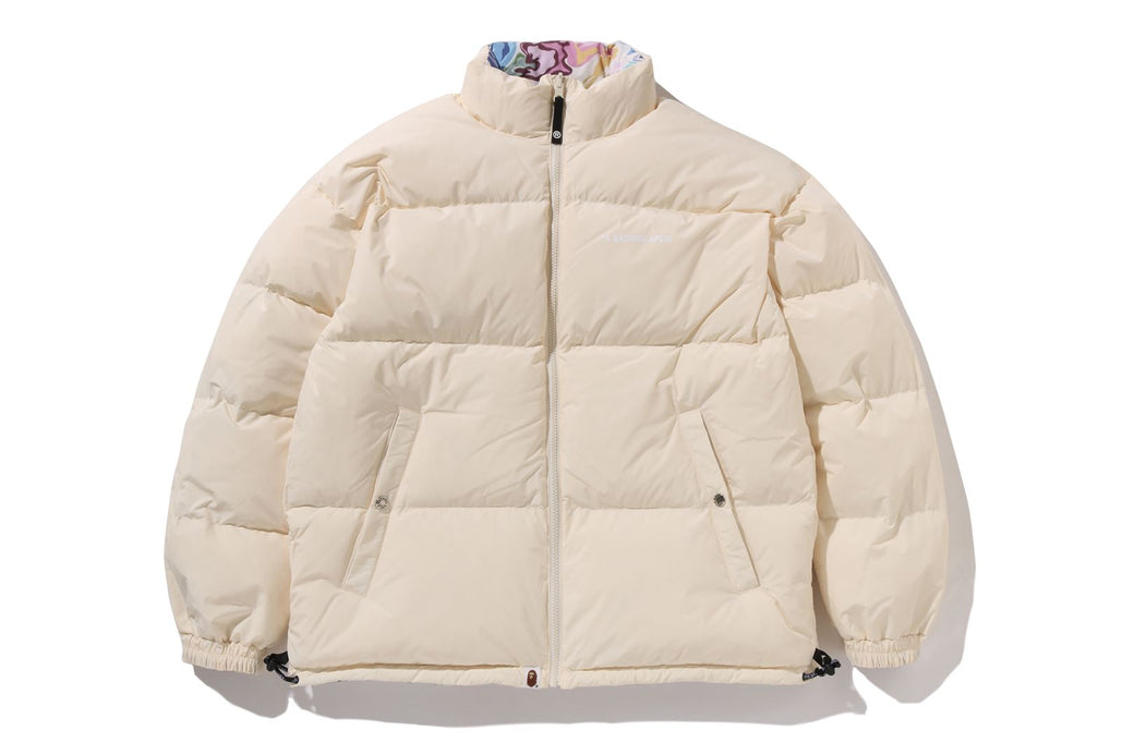 ART CAMO REVERSIBLE DOWN JACKET | bape.com