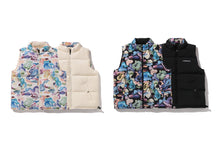 ART CAMO REVERSIBLE DOWN VEST