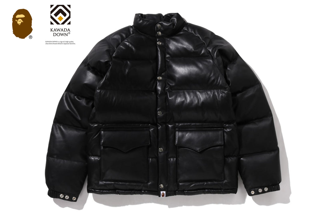 LEATHER CLASSIC DOWN JACKET | bape.com