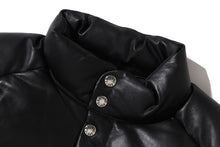 LEATHER CLASSIC DOWN JACKET