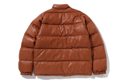 LEATHER CLASSIC DOWN JACKET